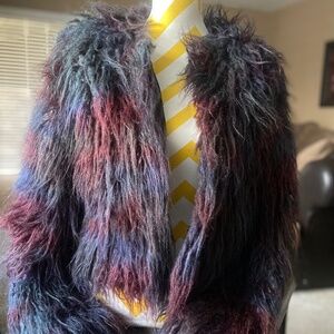 Free People renata faux fur coat